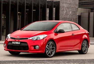 Коврики из экокожи 3D  Kia Cerato Koup 2013-н.в.