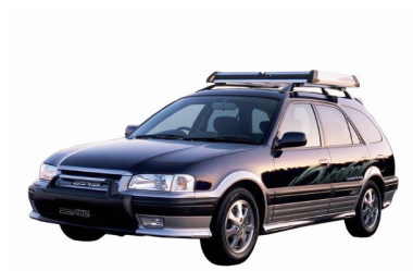 Коврики из экокожи 3D  Toyota Sprinter Carib III 1995-2002 пр.руль